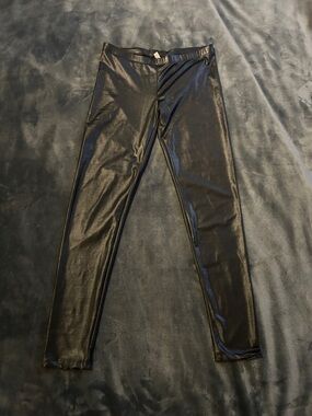 Ardene Black Faux Leather Leggings